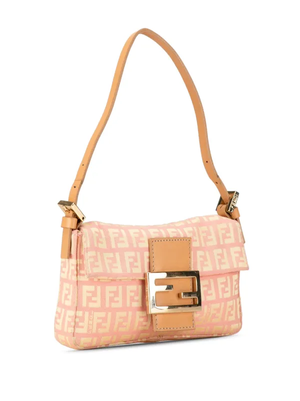 Fendi Pre-Owned 2000-2010 Mini Zucchino Canvas Baguette