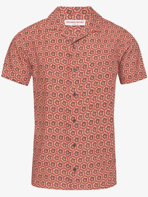 Orlebar Brown Hibbert Roseate shirt