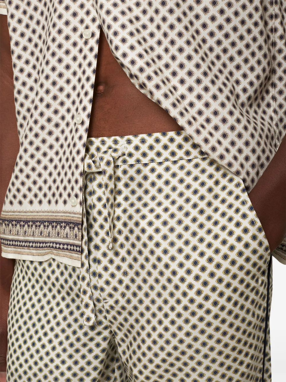 Orlebar Brown Alfred Solmio broek met toelopende pijpen Beige