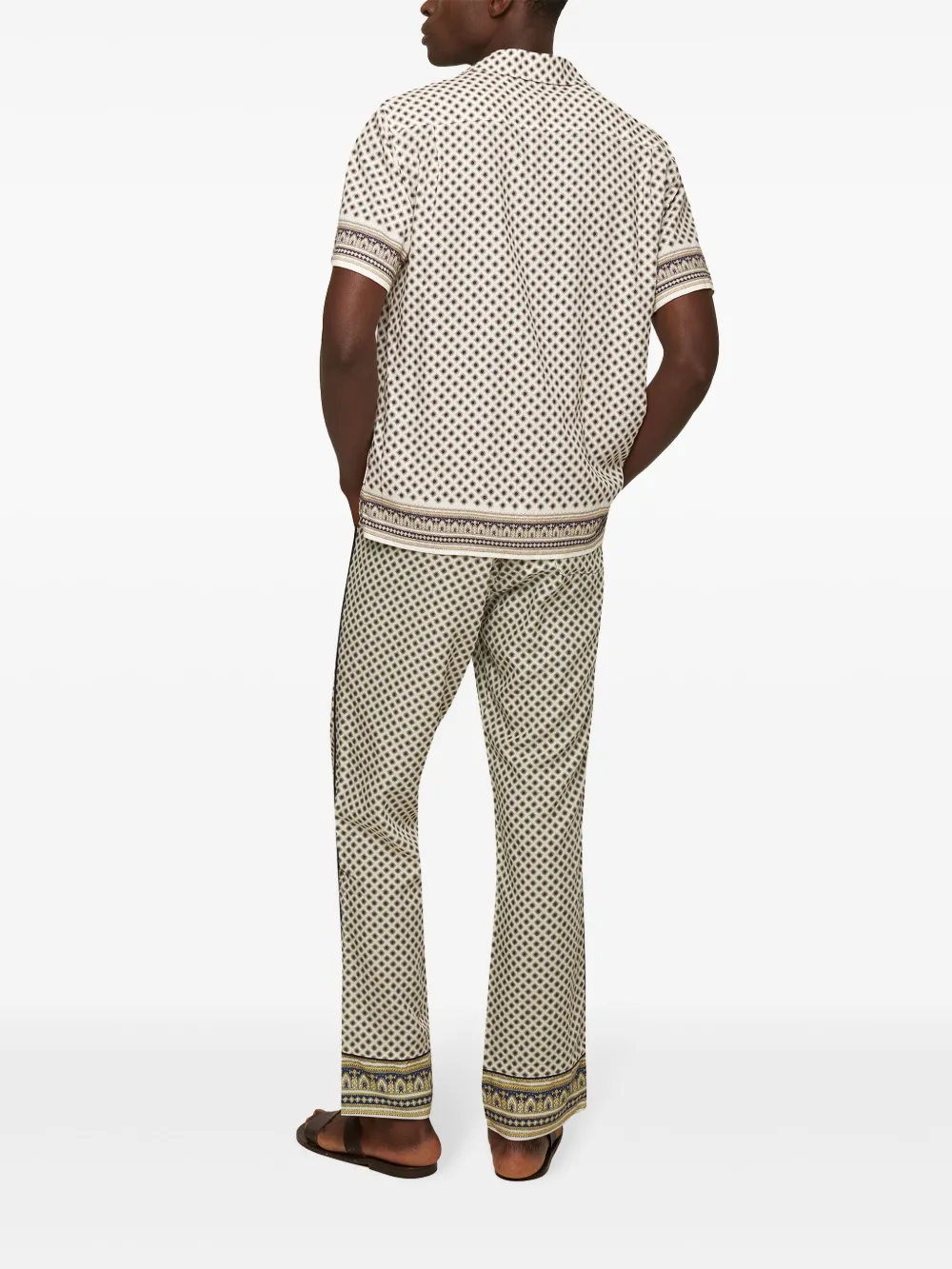 Orlebar Brown Alfred Solmio broek met toelopende pijpen Beige