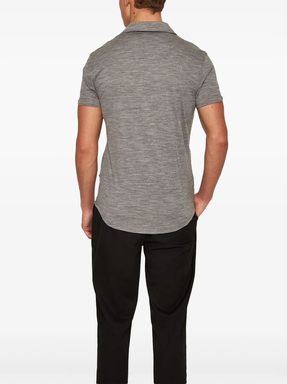 Orlebar Brown Sebastian Polo Shirt In Grey