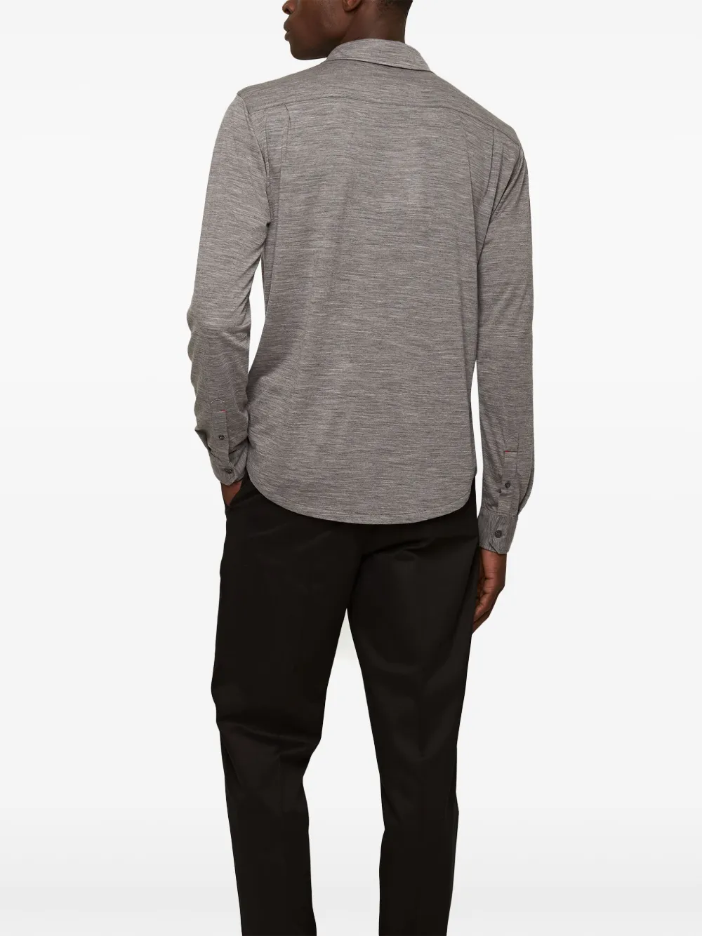 Orlebar Brown Giles overhemd Grijs