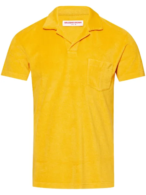 Orlebar Brown terry-cloth polo shirt 