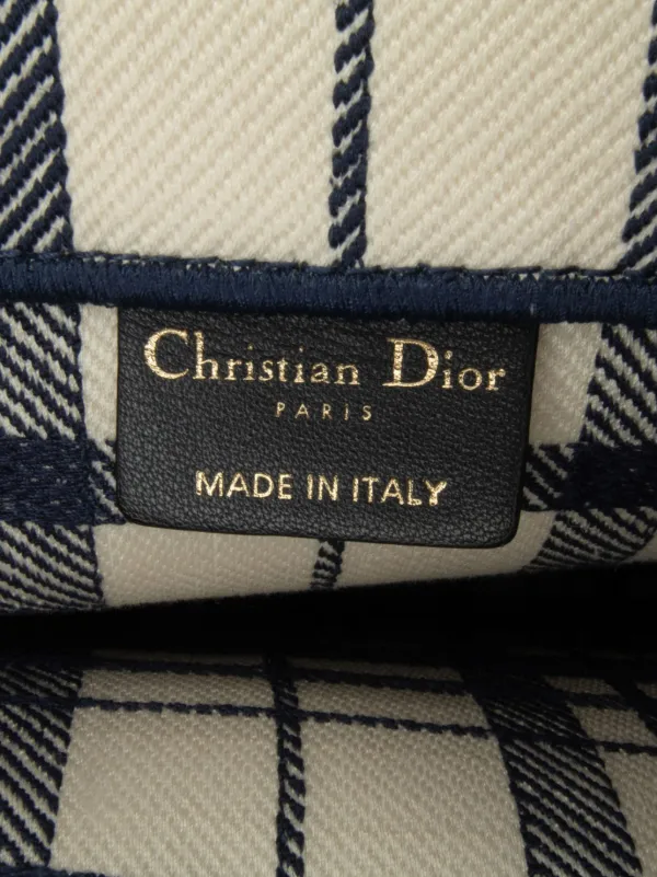 Christian Dior Pre-Owned 2021 Large Check n Dior Book Tote