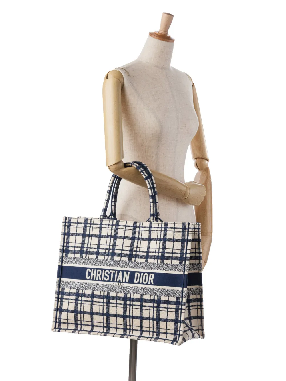 Christian Dior Pre-Owned 2021 Large Check n Dior Book Tote