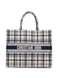 Christian Dior Pre-Owned 2021 Large Check n Dior Book tote bag - Blue