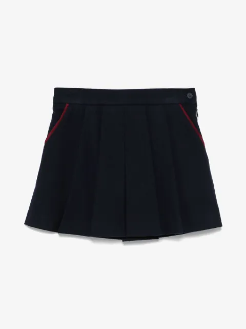 Il Gufo pleat-detail skirt