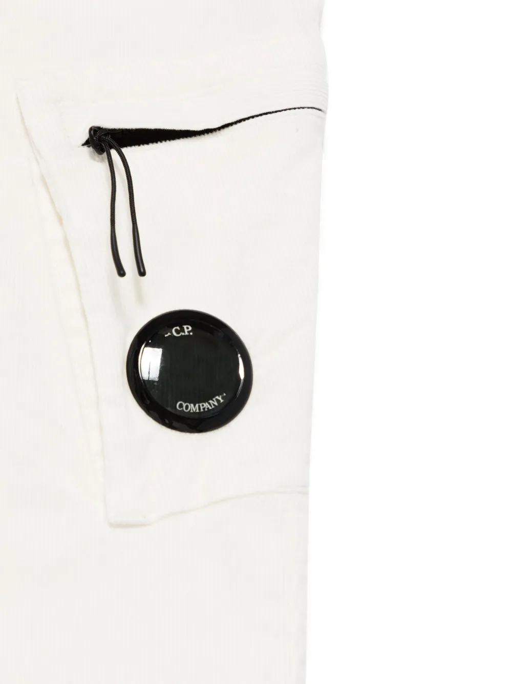 C.P. Company Kids Trainingsbroek met lensdetail Wit