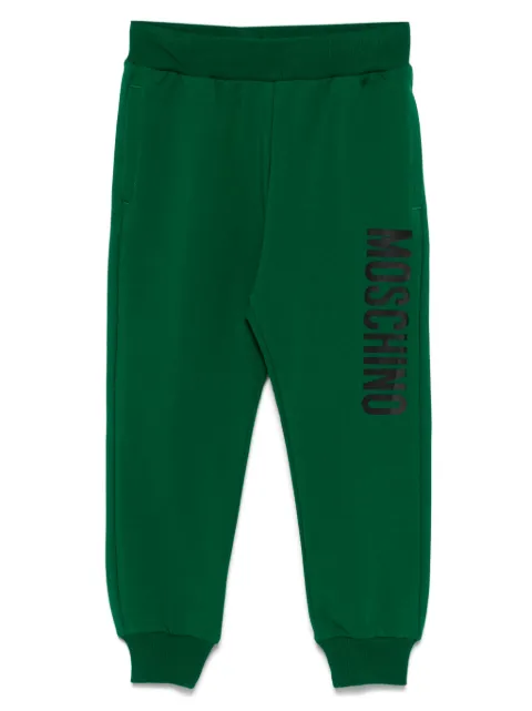 Moschino Kids Calça esportiva com estampa de logo