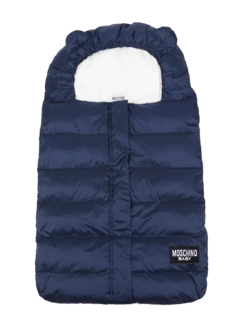 Moschino Kids padded sleep bag