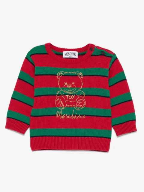 Moschino Kids striped sweater