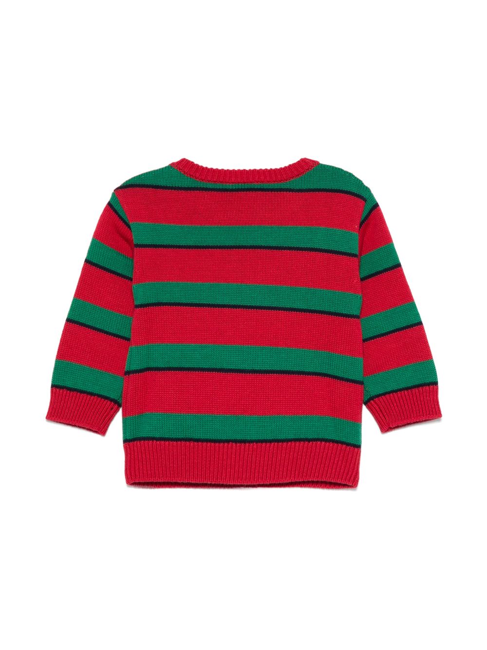 Moschino Kids striped sweater - Red