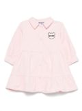 Moschino Kids corduroy dress - Pink