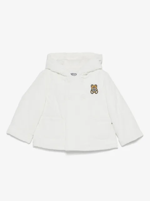 Moschino Kids Teddy Bear-patch puffer jacket