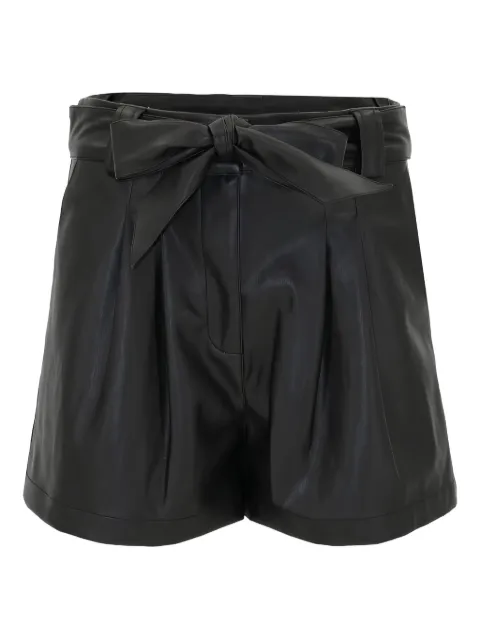 Christy Lynn Indigo belted shorts