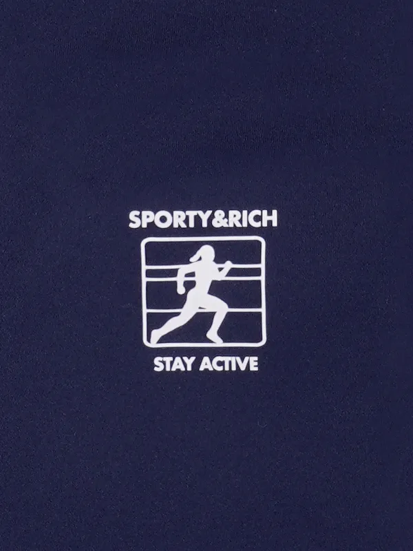 【SPORTY & RICH】Active Runner Bra Sporty & Rich Runner Box Sports Bra | Blue | FARFETCH PL