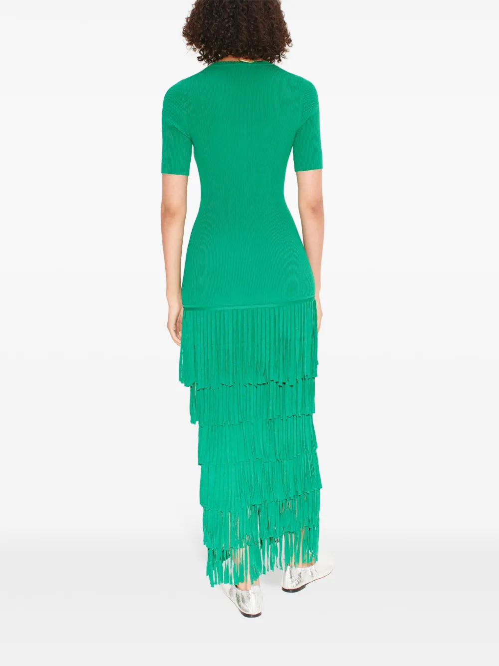 SIMON MILLER ZA ZA FRINGED DRESS