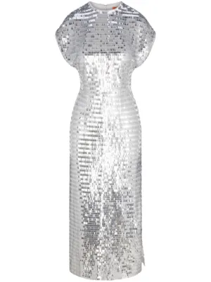 Simon Miller Sculpty Maxi Dress | Gold | FARFETCH ZA