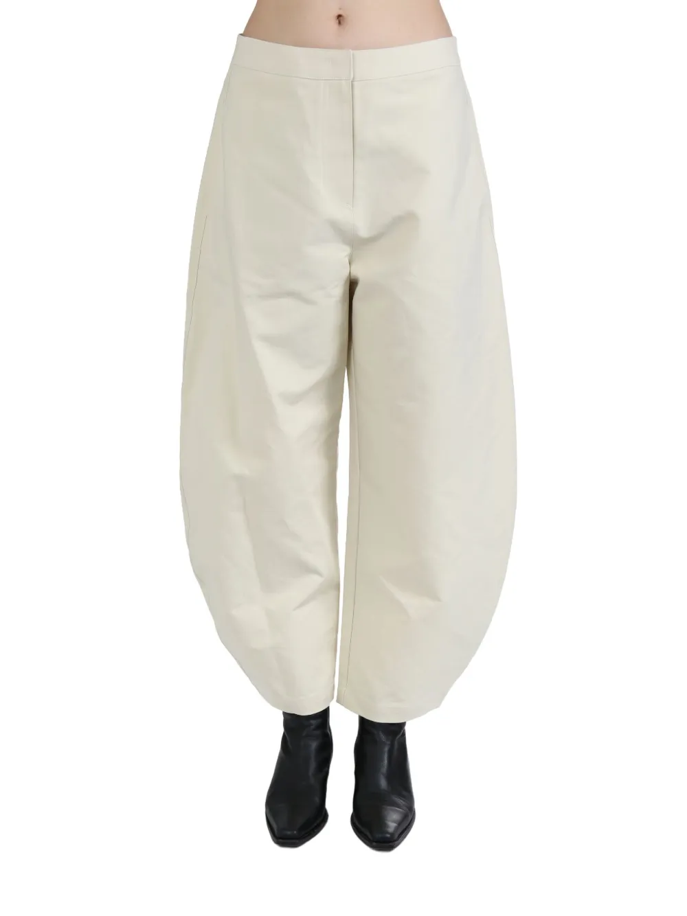 Amomento curved-leg trousers - Neutrals
