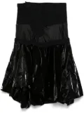 Ottolinger layered balloon midi skirt - Black