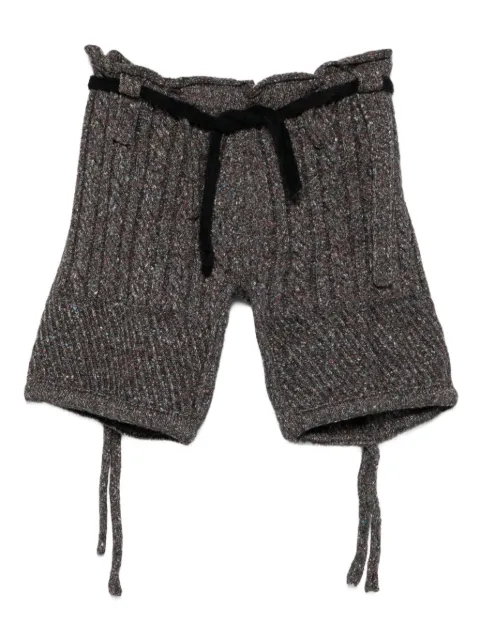 Ottolinger cable-knit drawstring shorts