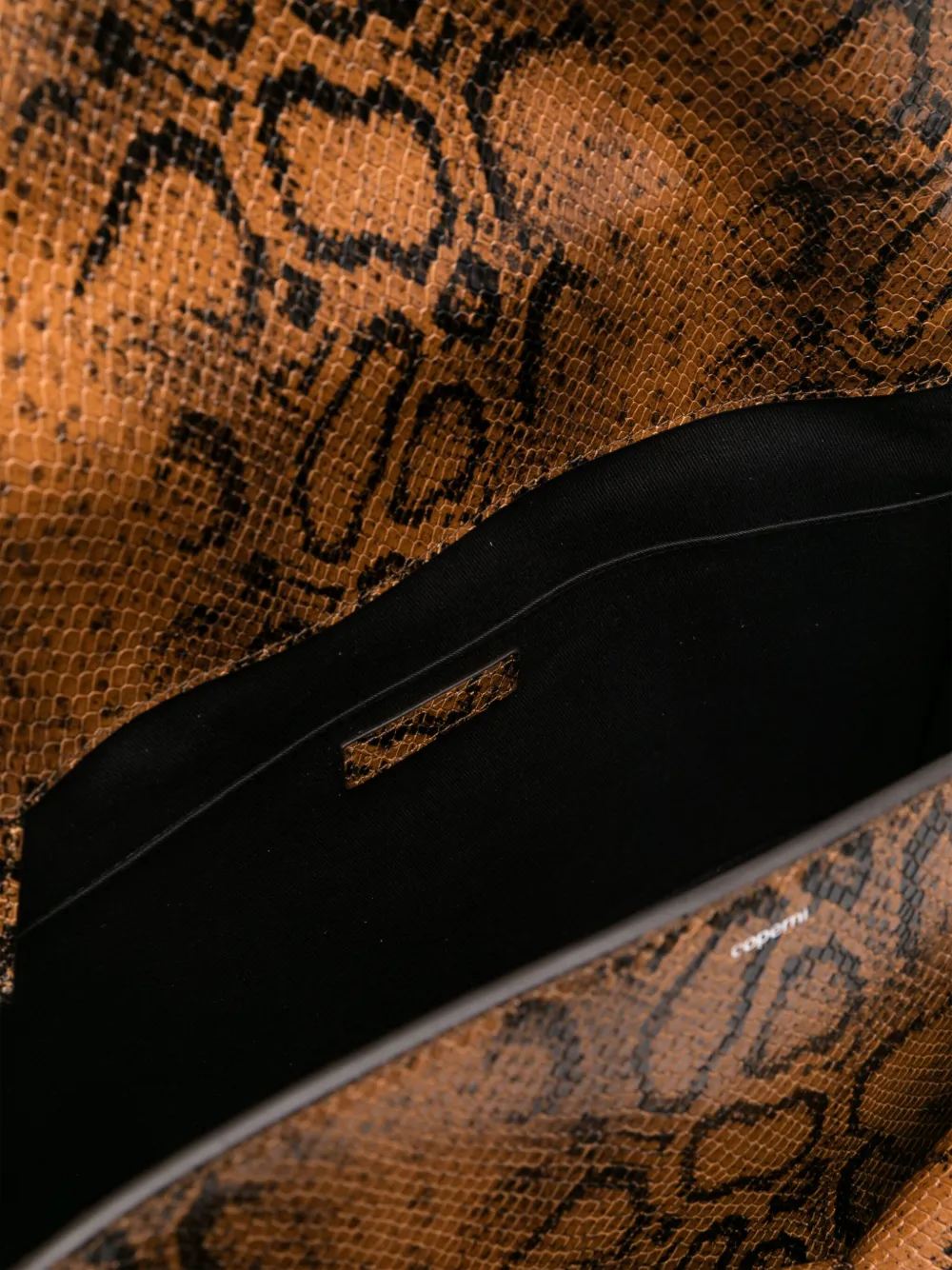 COPERNI SNAKESKIN-PRINT TOTE BAG 