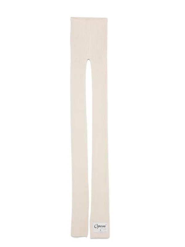 Coperni Logo-patch Scarf in Neutrals