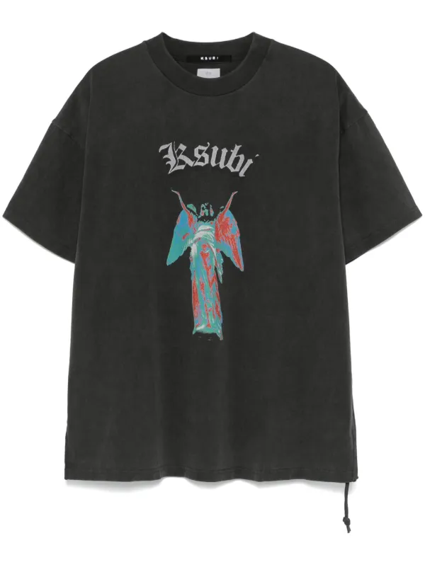 【関税込み】Ksubi ブラック Kut Out Kash Tシャツ Ksubi - Skripture Kash Short Sleeve Tee (Black) – Octane