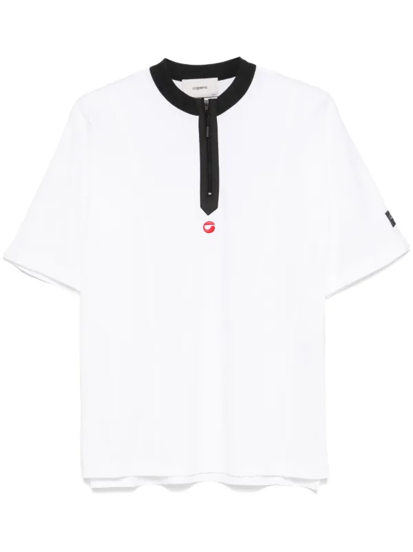 Coperni ジップネック Tシャツ | ホワイト | FARFETCH JP