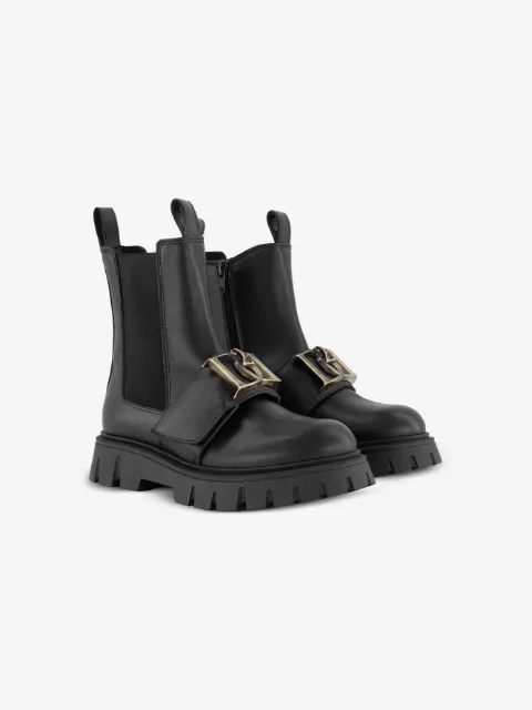 DSQUARED2 KIDS logo-plaque Chelsea boots