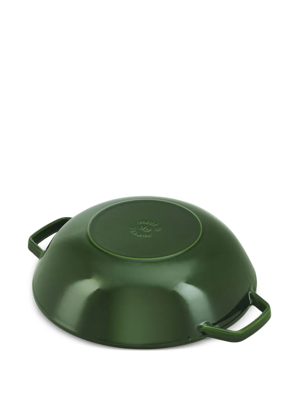 Staub Cast Iron Wok (30cm) In Green