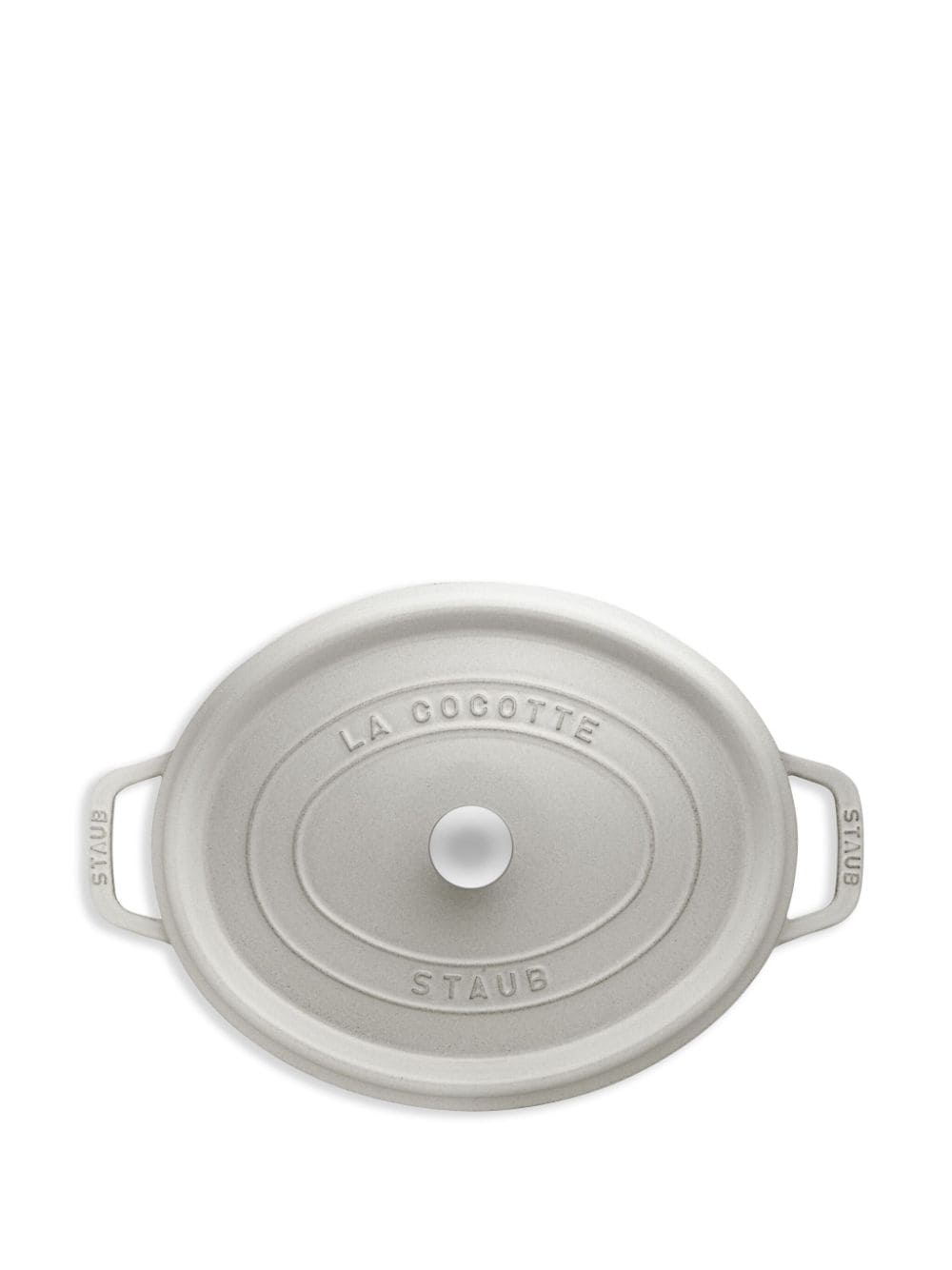 Shop Staub Oval Cocotte Casserole (31cm) In White