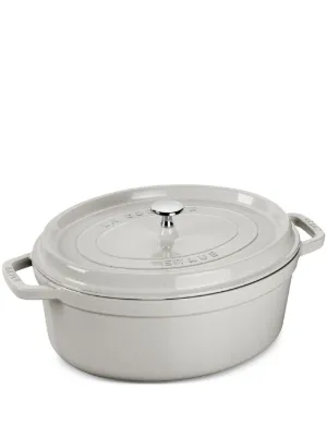 Staub Cocotte オーバル 鍋 | ブルー | FARFETCH JP