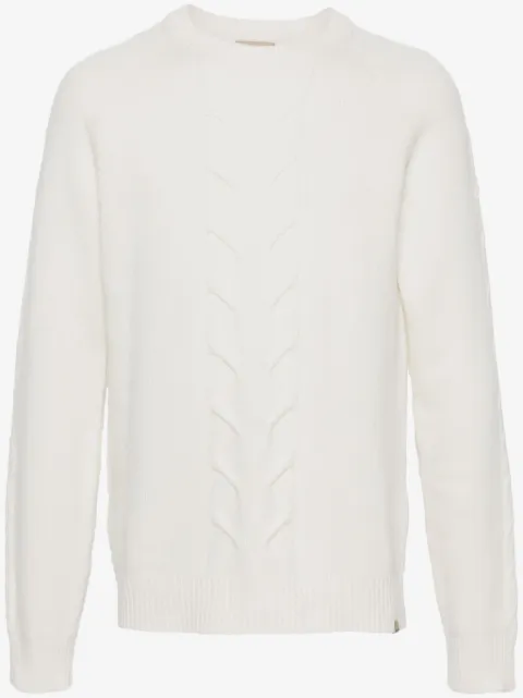 Woolrich pull en maille torsadée