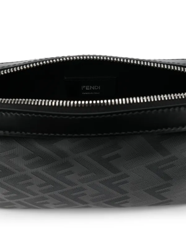 FENDI レザー ショルダーバッグ | ブラック | FARFETCH JP