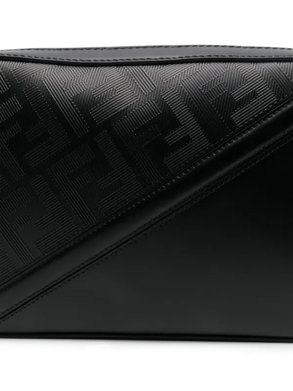 FENDI レザー ショルダーバッグ | ブラック | FARFETCH JP