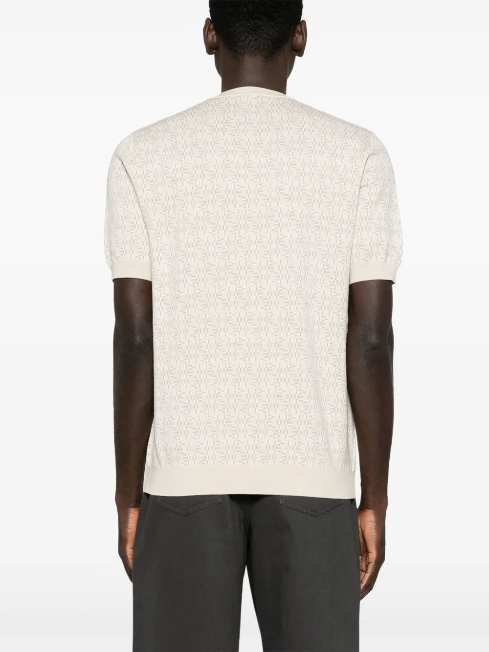 FENDI Sweater met FF-print Beige