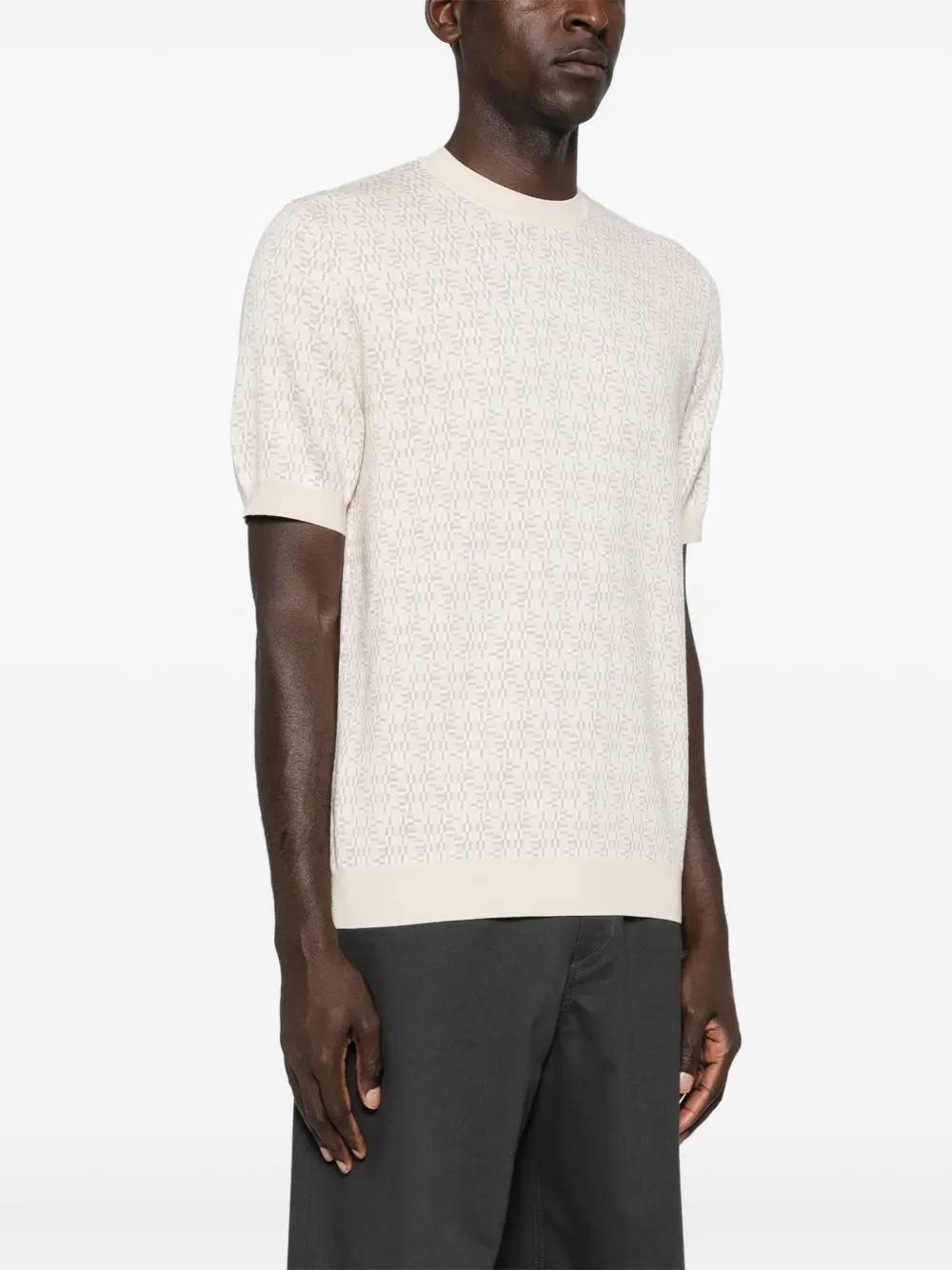 FENDI Sweater met FF-print Beige