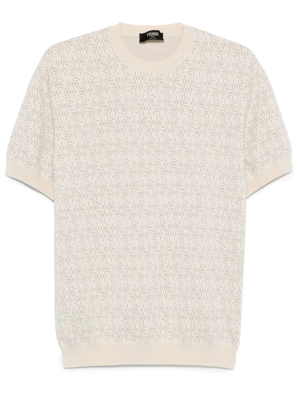 FENDI FF Labyrinth Sweater | Neutrals | FARFETCH