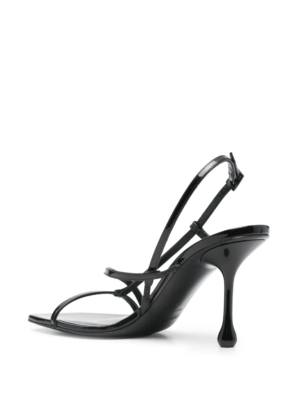 Jimmy Choo Etana 80 Crystal Embellished Sandals In Black