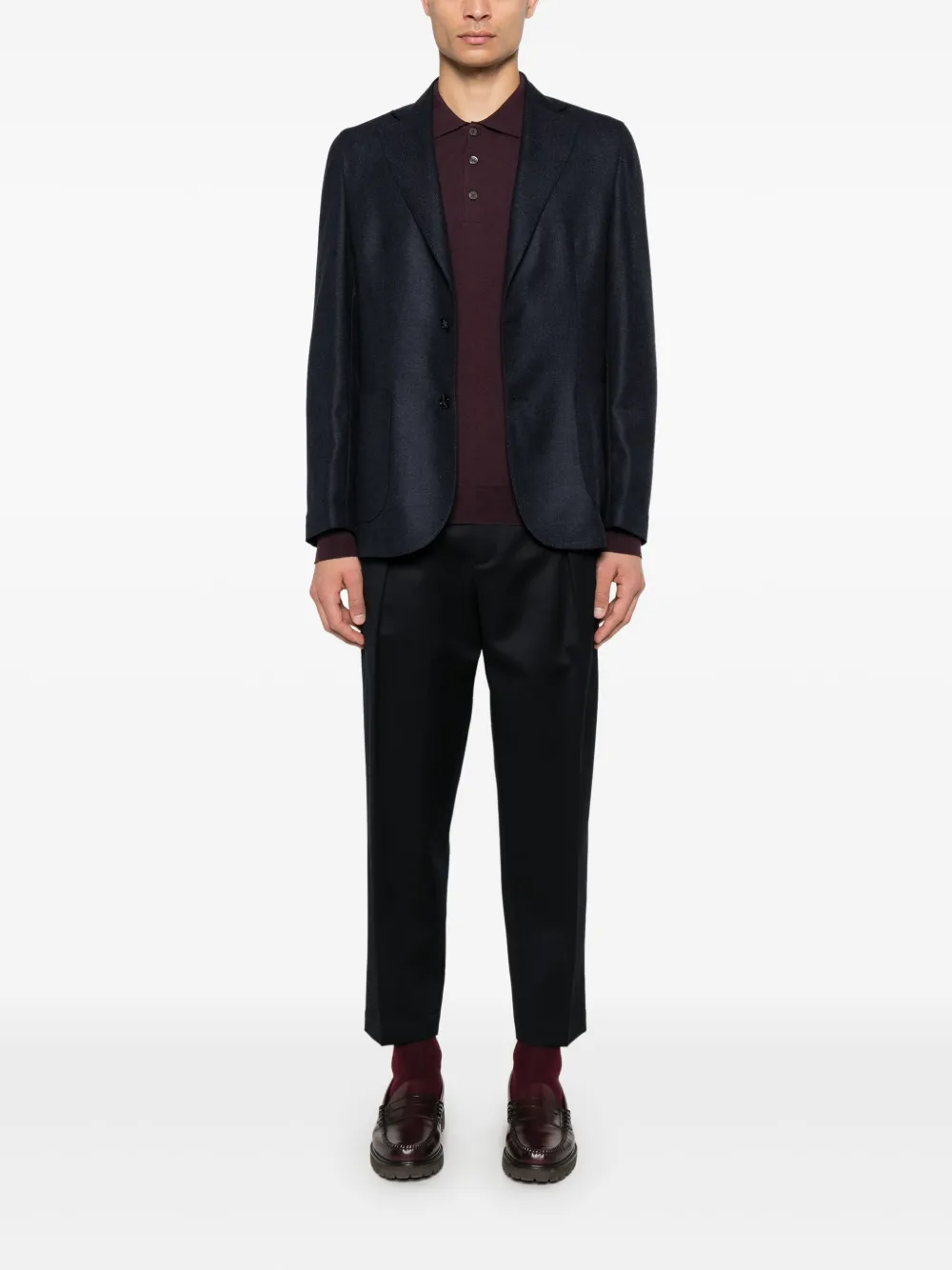 Barba Easy J blazer - Blauw