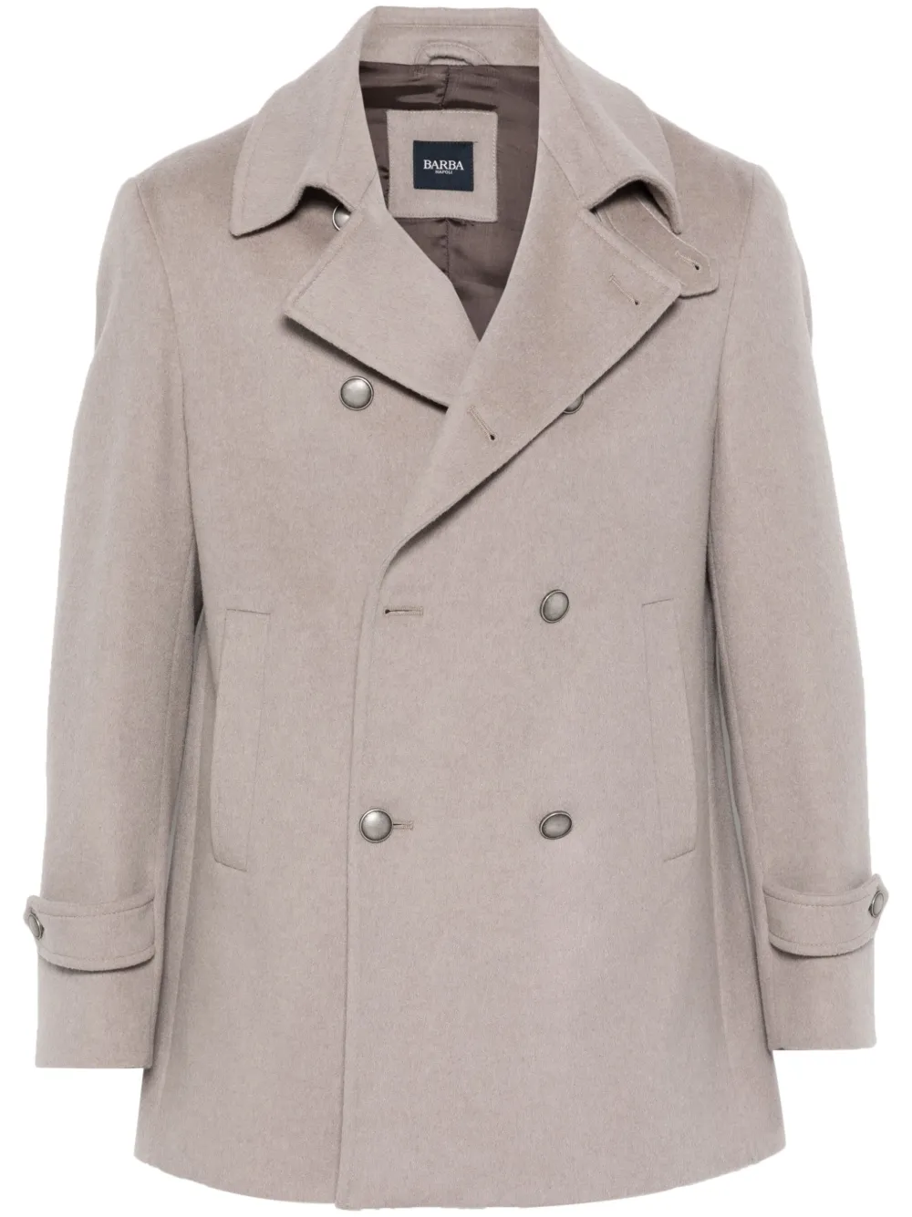 Barba Napoli peacoat – Brown