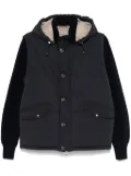 Barba detachable-sleeve jacket - Blue
