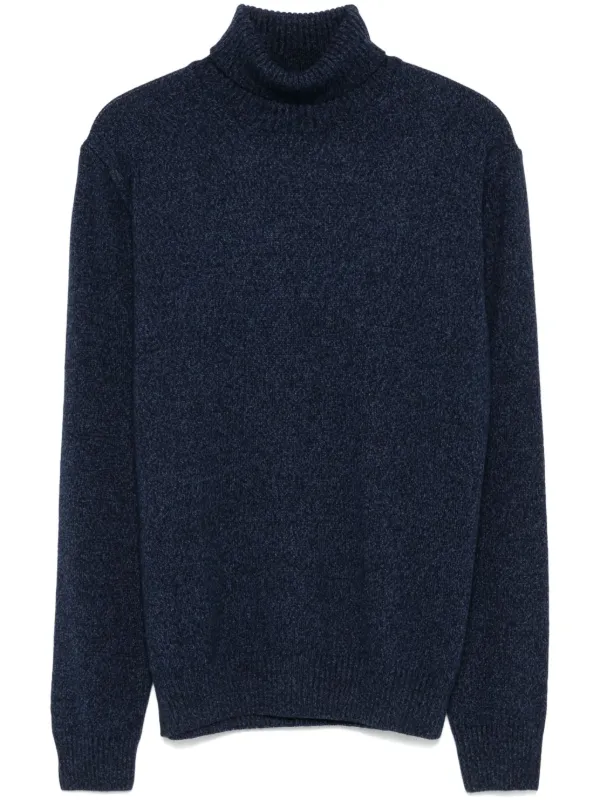 Barba Dolcevita Sweater in Blue