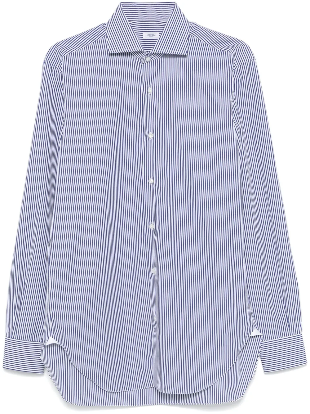 Barba camisa con rayas estampadas | azul | Image 1