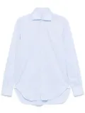 Barba cutaway-collar shirt - Blue