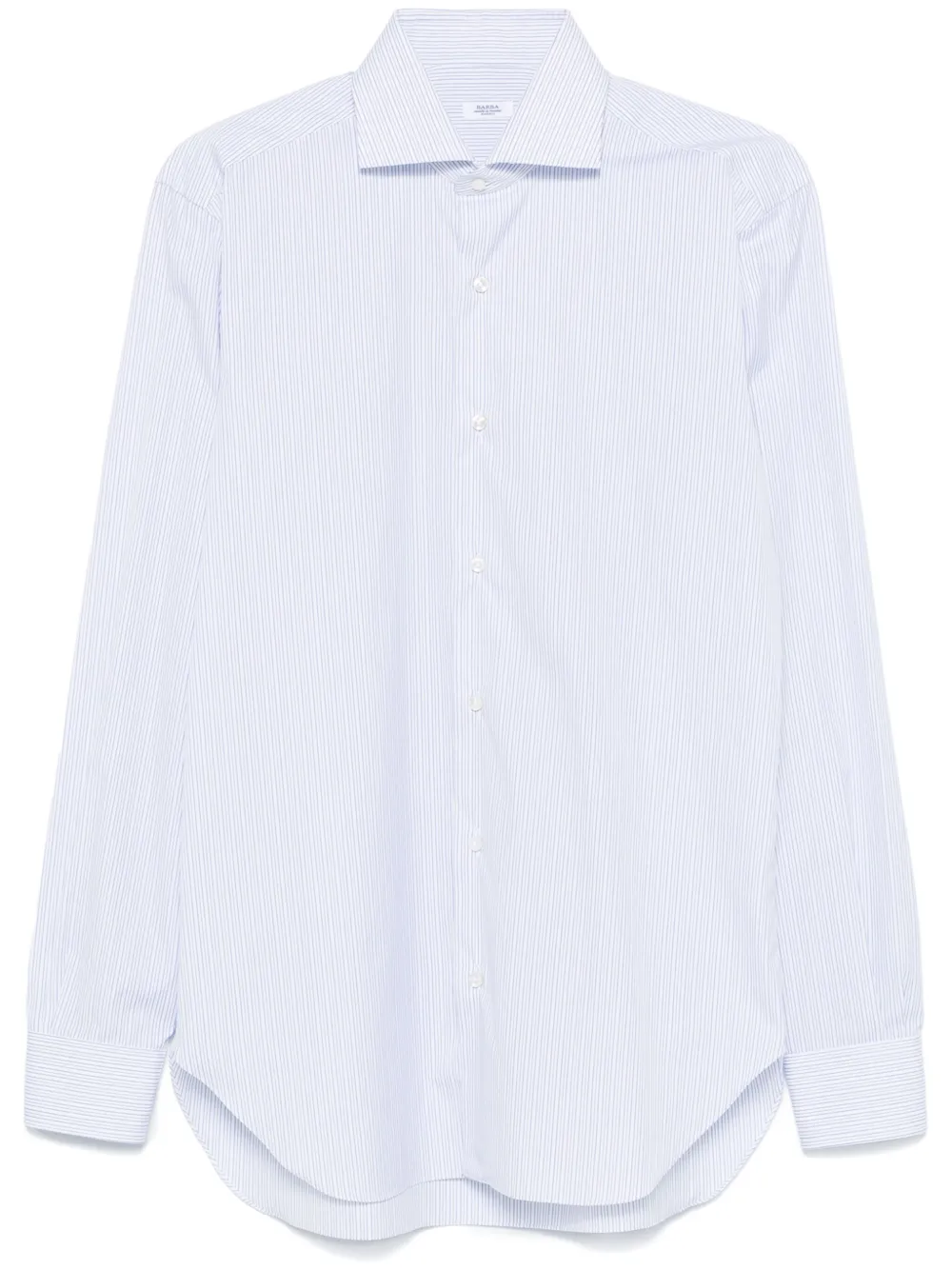 Barba camisa con rayas estampadas | blanco | Image 1