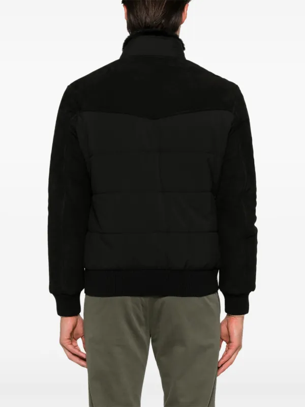 Barba モックネック パデッドジャケット | ブラック | FARFETCH JP