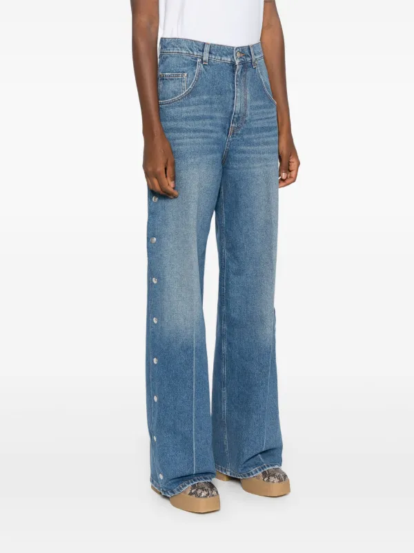 Stella McCartney stud-embellished Jeans | Blue | FARFETCH