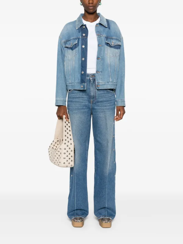 Stella McCartney stud-embellished Jeans | Blue | FARFETCH
